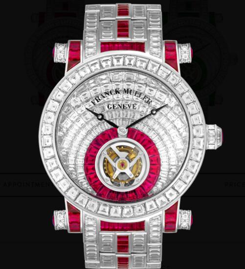 Review Franck Muller Round Men Tourbillon invisible-set baguette diamonds Replica Watch for Sale Cheap Price 7008 T INV C INV R